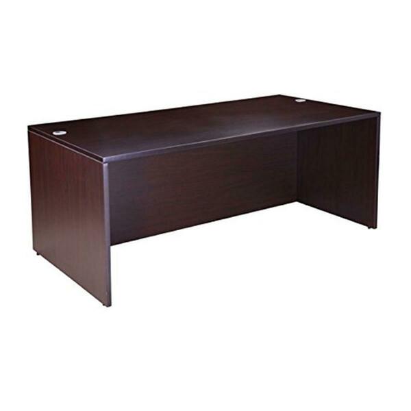 Norstar 71 x 36 in. Desk Shell - Mocha N101-MOC